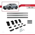 Subaru XV 2 2018-2023 Arası ile Uyumlu BASIC Model Ara Atkı Tavan Barı Gri 2 Adet