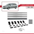 Toyota Avensis SW 2003-2009 Arası ile Uyumlu BASIC Model Ara Atkı Tavan Barı Gri 3 Adet