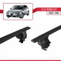 Alfa Romeo 147 (T937) 2000-2010 Arası ile Uyumlu ACE-4 Ara Atkı Tavan Barı Siyah 2 Adet