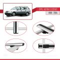 Opel Astra G (T98) SW 1998-2004 Arası ile Uyumlu BASIC Model Ara Atkı Tavan Barı Gri 3 Adet