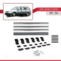 Opel Astra G (T98) SW 1998-2004 Arası ile Uyumlu BASIC Model Ara Atkı Tavan Barı Gri 3 Adet