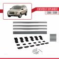 Chevrolet Uplander 2005-2009 Arası ile Uyumlu BASIC Model Ara Atkı Tavan Barı Gri 3 Adet