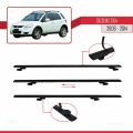 Suzuki SX4 II (JY) 2006-2014 Arası ile Uyumlu BASIC Model Ara Atkı Tavan Barı Siyah 3 Adet