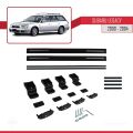 Subaru Legacy 3 (BE) 2000-2004 Arası ile Uyumlu BASIC Model Ara Atkı Tavan Barı Siyah 2 Adet