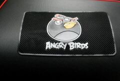 Angry Bird Siyah Torpido Kaydırmaz Ped