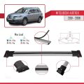 Mitsubishi Airtrek 2001-2008 Arası ile Uyumlu FLY Model Ara Atkı Tavan Barı Gri 2 Adet
