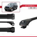 Jeep Cherokee 3 (KJ) 2002-2007 Arası ile Uyumlu ACE-1 Ara Atkı Tavan Barı Siyah 2 Adet