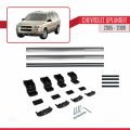 Chevrolet Uplander 2005-2009 Arası ile Uyumlu BASIC Model Ara Atkı Tavan Barı Gri 2 Adet