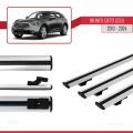 Infiniti QX70 (S51) 2013-2017 Arası ile Uyumlu BASIC Model Ara Atkı Tavan Barı Gri 3 Adet