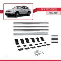 Infiniti QX50 (J50) 2014-2017 Arası ile Uyumlu BASIC Model Ara Atkı Tavan Barı Gri 3 Adet