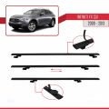 Infiniti FX 2 (S51) 2009-2013 Arası ile Uyumlu BASIC Model Ara Atkı Tavan Barı Siyah 3 Adet