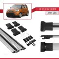 Kia Soul (AM) HB 2009-2013 Arası ile Uyumlu FLY Model Ara Atkı Tavan Barı Gri 2 Adet