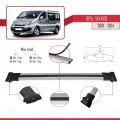 Opel Vivaro A 2001-2014 Arası ile Uyumlu FLY Model Ara Atkı Tavan Barı Gri 4 Adet