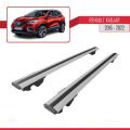 Renault Kadjar 2015-2022 Arası ile Uyumlu HOOK Model Ara Atkı Tavan Barı Gri 2 Adet