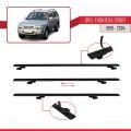 Opel Frontera Sport 2 1999-2004 Arası ile Uyumlu BASIC Model Ara Atkı Tavan Barı Siyah 3 Adet