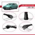 Ford Focus 2 (C307) SW 2005-2010 Arası ile Uyumlu ACE-1 Ara Atkı Tavan Barı Siyah 3 Adet