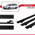 Subaru Outback 2 2000-2004 Arası ile Uyumlu BASIC Model Ara Atkı Tavan Barı Siyah 3 Adet