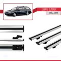 Subaru Outback 1994-1999 Arası ile Uyumlu BASIC Model Ara Atkı Tavan Barı Gri 3 Adet