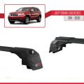 Jeep Grand Cherokee 4 (WK2) 2011-2020 Arası ile Uyumlu ACE-2 Ara Atkı Tavan Barı Siyah 2 Adet