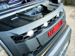 Nissan Navara NP300 2015 - 2020 Uyumlu Ledli Panjur / Siyah - Dizayn B