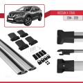 Nissan X-Trail 3 (T32) 2014-2021 Arası ile Uyumlu FLY Model Ara Atkı Tavan Barı Gri 2 Adet