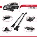 Nissan X-Trail 3 (T32) 2014-2021 Arası ile Uyumlu FLY Model Ara Atkı Tavan Barı Gri 2 Adet