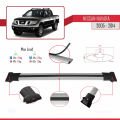 Nissan Navara 3 (D40) 2005-2014 Arası ile Uyumlu FLY Model Ara Atkı Tavan Barı Gri 2 Adet