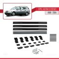 Opel Astra G (T98) SW 1998-2004 Arası ile Uyumlu BASIC Model Ara Atkı Tavan Barı Siyah 3 Adet