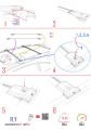 Toyota Land Cruiser Prado (J120) 2002-2006 Arası ile Uyumlu FLY Model Ara Atkı Tavan Barı Siyah 2 Adet