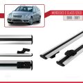 Mercedes C Class 2 (S203) 2000-2007 Arası ile Uyumlu BASIC Model Ara Atkı Tavan Barı Gri 2 Adet