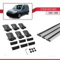 Citroen Berlingo (M59) 2003-2008 Arası ile Uyumlu FLY Model Ara Atkı Tavan Barı Gri 3 Adet
