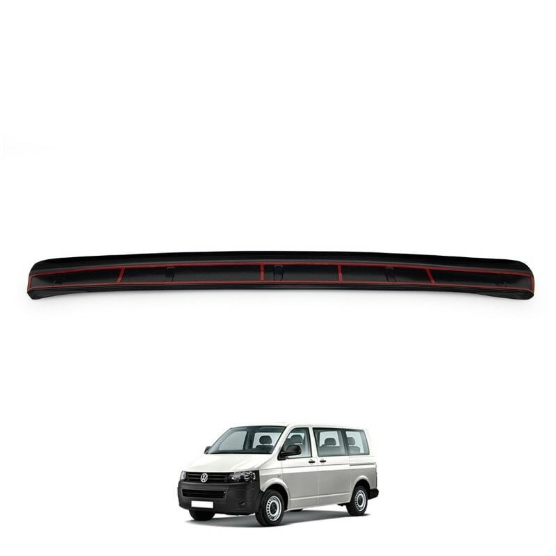 Volkswagen Transporter T5 Arka Tampon Eşiği Parlak Siyah 2009 - 2014