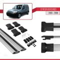 Citroen Berlingo (M59) 2003-2008 Arası ile Uyumlu FLY Model Ara Atkı Tavan Barı Gri 2 Adet