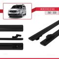Mercedes Citan (W415) 2012-2021 Arası ile Uyumlu BASIC Model Ara Atkı Tavan Barı Siyah 2 Adet