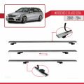 Mercedes C Class 3 (S204) 2008-2014 Arası ile Uyumlu BASIC Model Ara Atkı Tavan Barı Gri 2 Adet