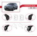 Volkswagen Tiguan 2 (AD1) 2016-2023 Arası ile Uyumlu ACE-2 Ara Atkı Tavan Barı Gri 2 Adet