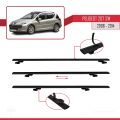 Peugeot 207 SW 2006-2014 Arası ile Uyumlu BASIC Model Ara Atkı Tavan Barı Siyah 3 Adet