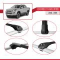 Chevrolet D-Max (RT85) 2016-2019 Arası ile Uyumlu ACE-1 Ara Atkı Tavan Barı Siyah 3 Adet