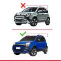 Fiat Panda Cross 2014 ve Sonrası ile Uyumlu ACE-1 Ara Atkı Tavan Barı Gri 3 Adet