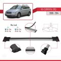 Kia Carnival 2 (VQ) 2006-2014 Arası ile Uyumlu FLY Model Ara Atkı Tavan Barı Gri 2 Adet