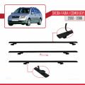 Skoda Fabia (6Y) Combi 2000-2006 Arası ile Uyumlu BASIC Model Ara Atkı Tavan Barı Siyah 2 Adet
