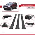 Vauxhall Frontera 2 1999-2004 Arası ile Uyumlu FLY Model Ara Atkı Tavan Barı Siyah 3 Adet