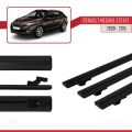Renault Megane 3 ST 2009-2015 Arası ile Uyumlu BASIC Model Ara Atkı Tavan Barı Siyah 3 Adet