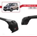 Opel Combo E Life 2023 ve Sonrası ile Uyumlu ACE-2 Ara Atkı Tavan Barı Siyah 2 Adet