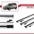 Peugeot Partner 2 Tepee 2008-2018 Arası ile Uyumlu BASIC Model Ara Atkı Tavan Barı Gri 3 Adet