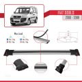 Fiat Doblo 2000-2009 Arası ile Uyumlu FLY Model Ara Atkı Tavan Barı Gri 3 Adet