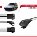 Citroen Berlingo (M49) 1996-2003 Arası ile Uyumlu ACE-1 Ara Atkı Tavan Barı Gri 2 Adet