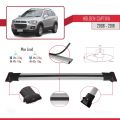 Holden Captiva 2006-2018 Arası ile Uyumlu FLY Model Ara Atkı Tavan Barı Gri 3 Adet