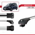 Mercedes EQT / Citan W420 2022-2025 Arası ile Uyumlu ACE-1 Ara Atkı Tavan Barı Gri 2 Adet