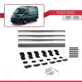 Peugeot Boxer 2 2007 ve Sonrası ile Uyumlu BASIC Model Ara Atkı Tavan Barı Gri 3 Adet